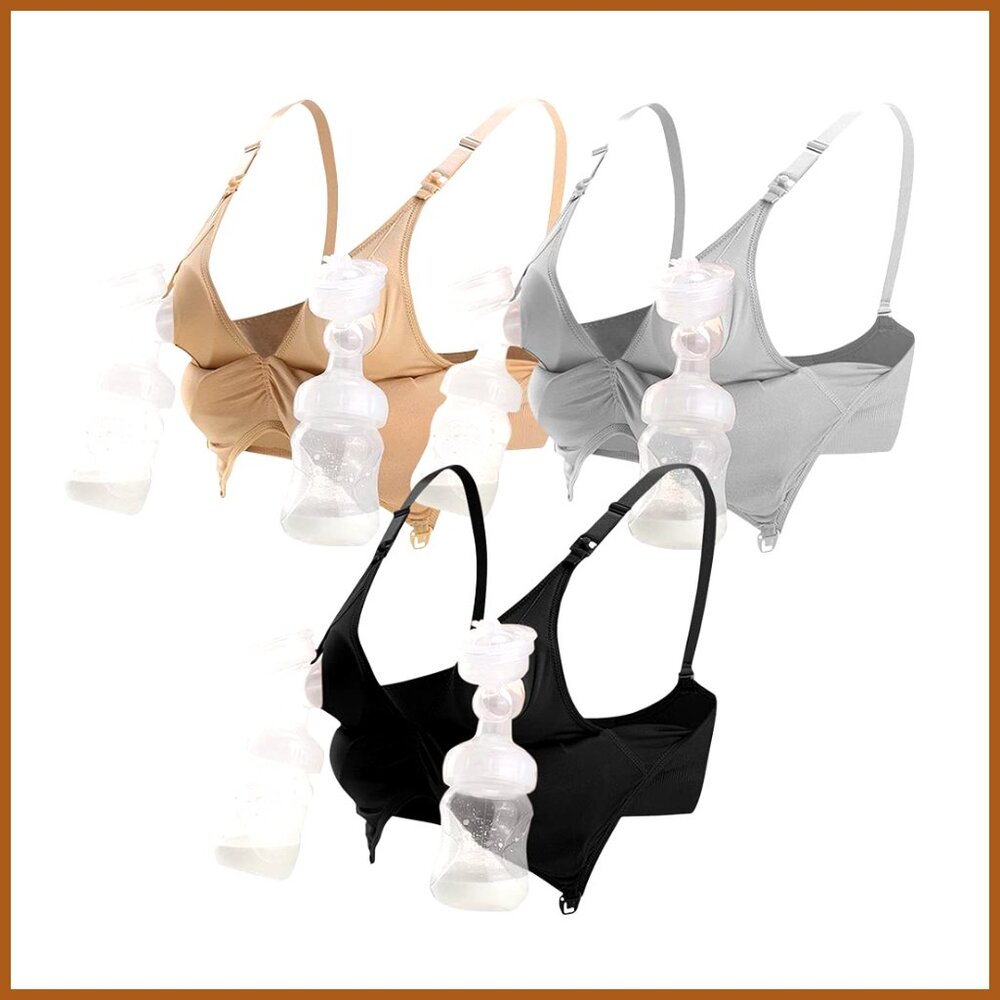 Seamless Nursing Bras For Breastfeeding Maternity Postpartum Support